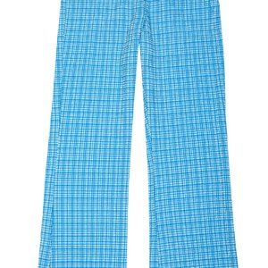 WRAY Rikki Pant (Ocean Micro Gingham) - New With Tags